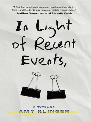 cover image of In Light of Recent Events